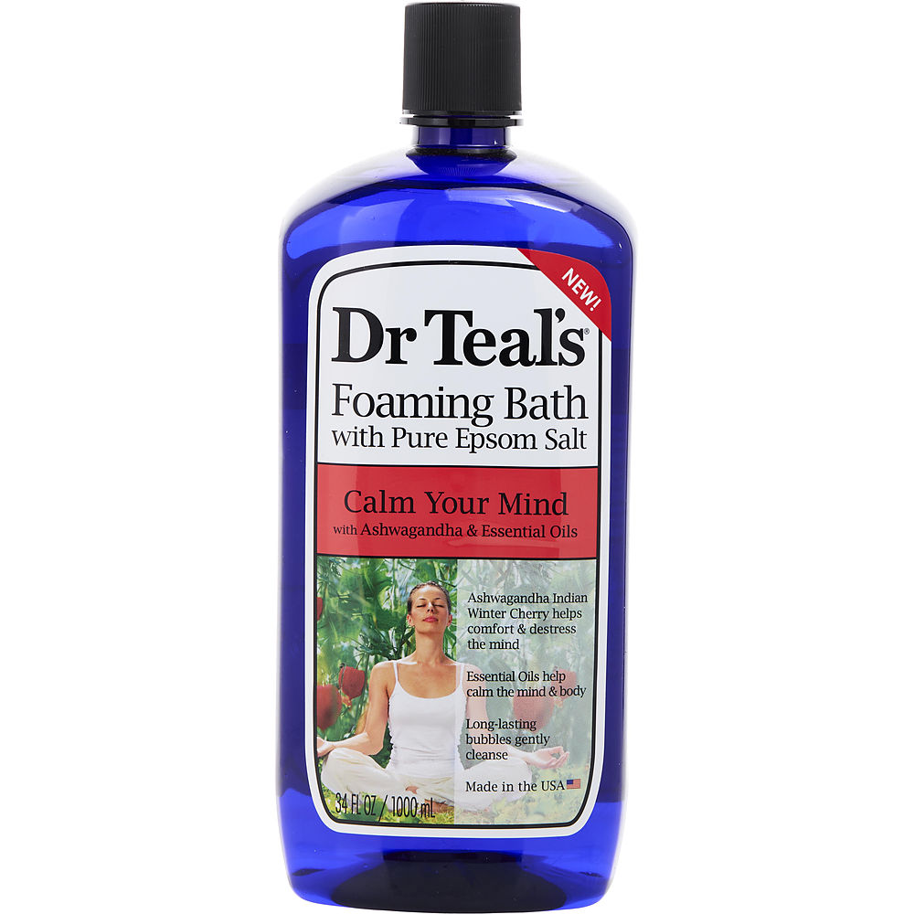 Picture of Dr. Teals 466008 34 oz Foaming Bath with Pure Epsom Salt&#44; Ashwagandha