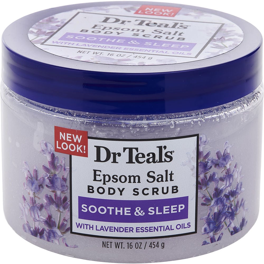 Picture of Dr. Teals 466093 16 oz Epsom Salt Body Scrub&#44; Exfoliate & Re  with Lavender