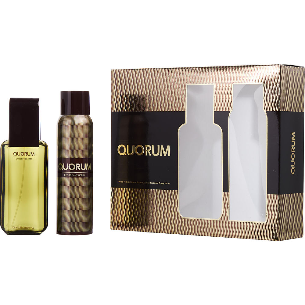 Picture of Antonio Puig 212580 Quorum Fragrance Gift Set for Mens