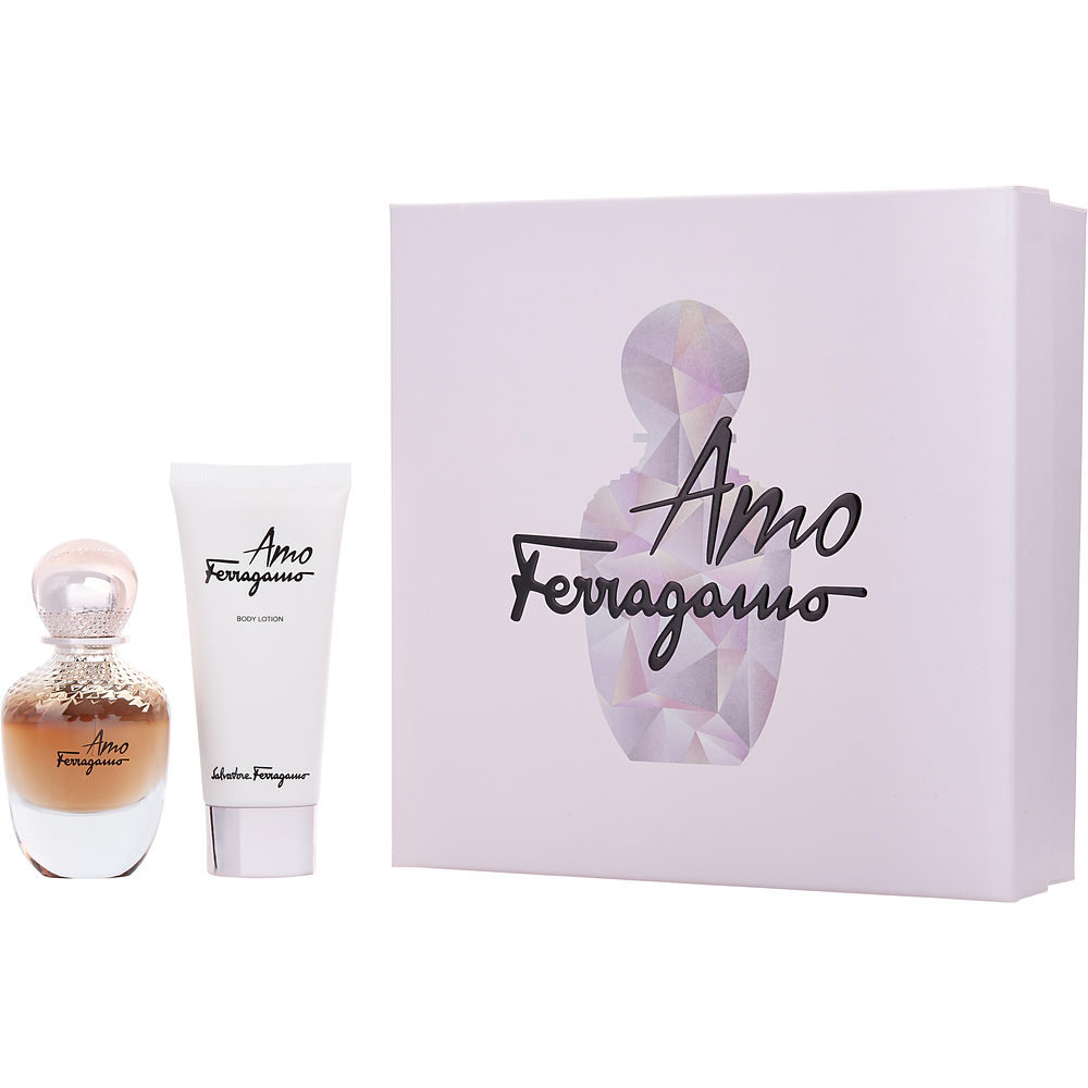 Picture of Salvatore Ferragamo 378593 Amo Ferragamo Gift Set for Womens