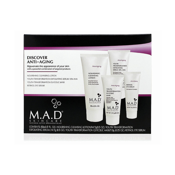 Picture of M.A.D. Skincare 470155 Discover Anti-Aging Skincare Gift Set for Unisex&#44; 4 Piece