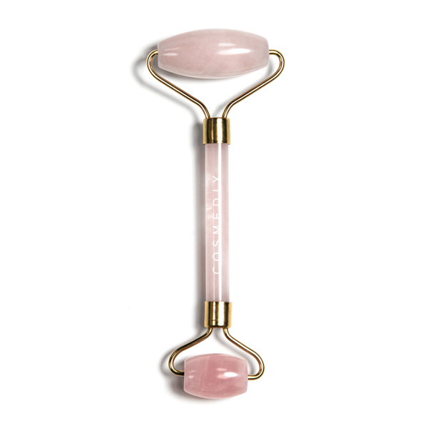 Picture of CosMedix 440739 Rose Quartz Crystal Face Roller for Womens