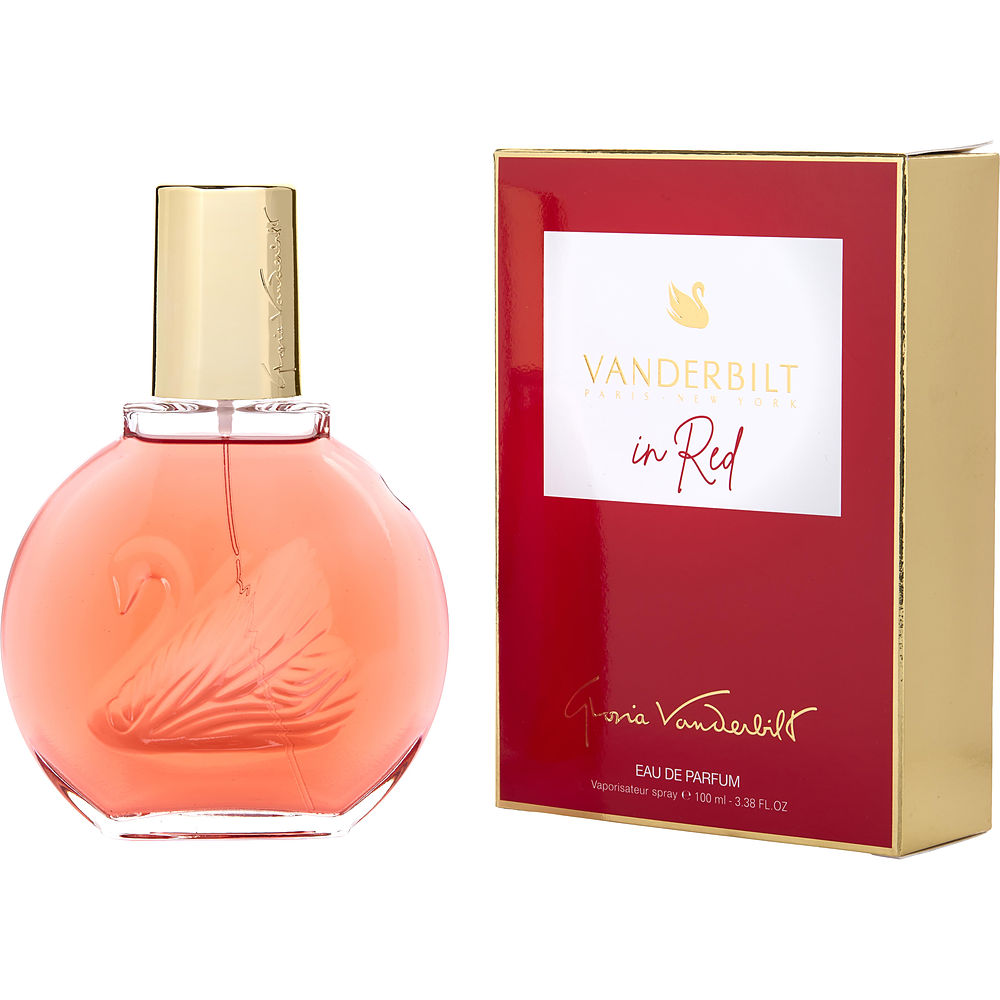 468908 3.4 oz Vanderbilt in Red Eau De Parfum Spray for Womens -  Gloria Vanderbilt