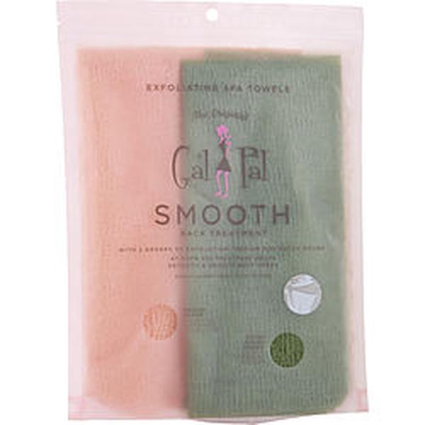 Picture of Spa Accessories 448942 Spa Sister Twin Exfoliating Green & Orange Spa Towels