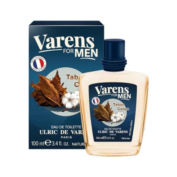 480024 3.4 oz Varens Tabac Cotton EDT Spray for Men -  Ulric De Varens