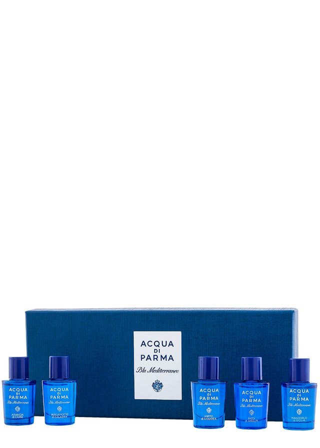 Picture of Acqua DI Parma 483704 Unisex Acqua Di Parma Blue Mediterraneo Variety 5 Piece Variety Makeup Gift Set