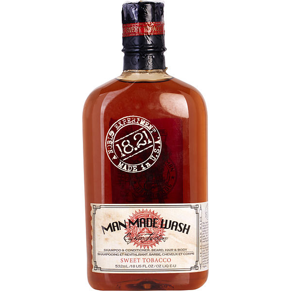 Picture of 18.21 Man Made 422378 18 oz Man Made Wash Sweet Tobacco Shampoo by 18.21 Man Made for Men