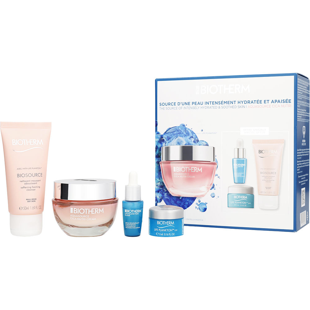 Picture of Biotherm 486194 4 Piece Aquasource Cica Nutri Routine Gift Set for Women