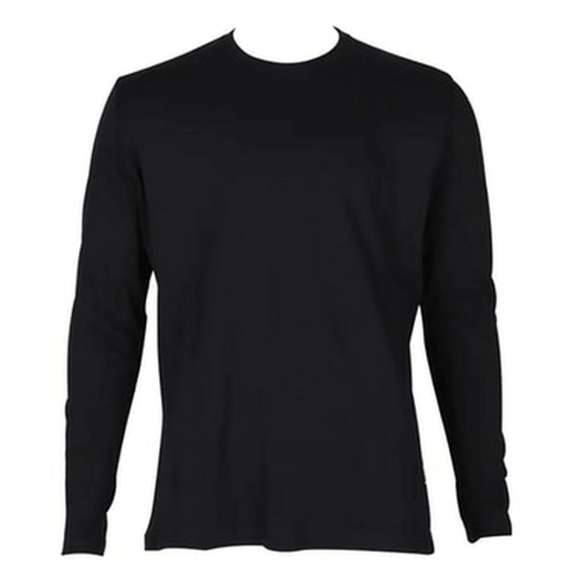 Ladies Crew Neck T-Shirt, Black - Large
