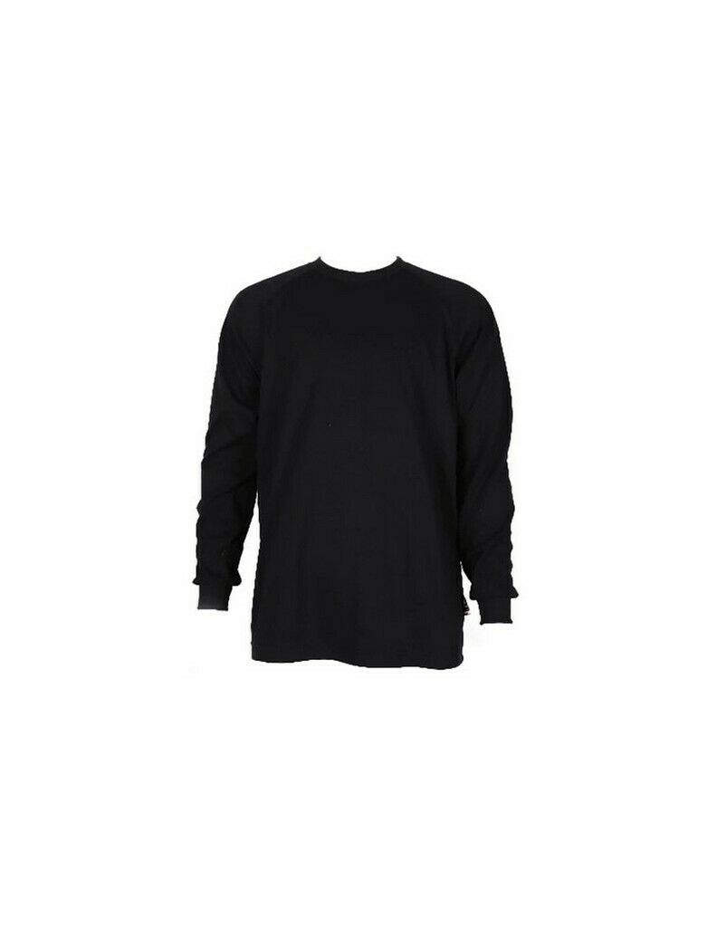 MFRCNT-009-BLACK-3XLT Mens Crew Neck T-Shirt, Black - 3XLT