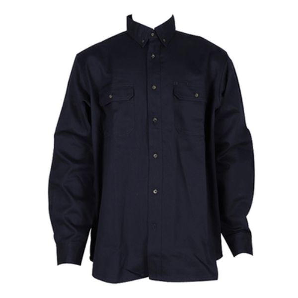 Mens Navy Vent FR Shirt, Large