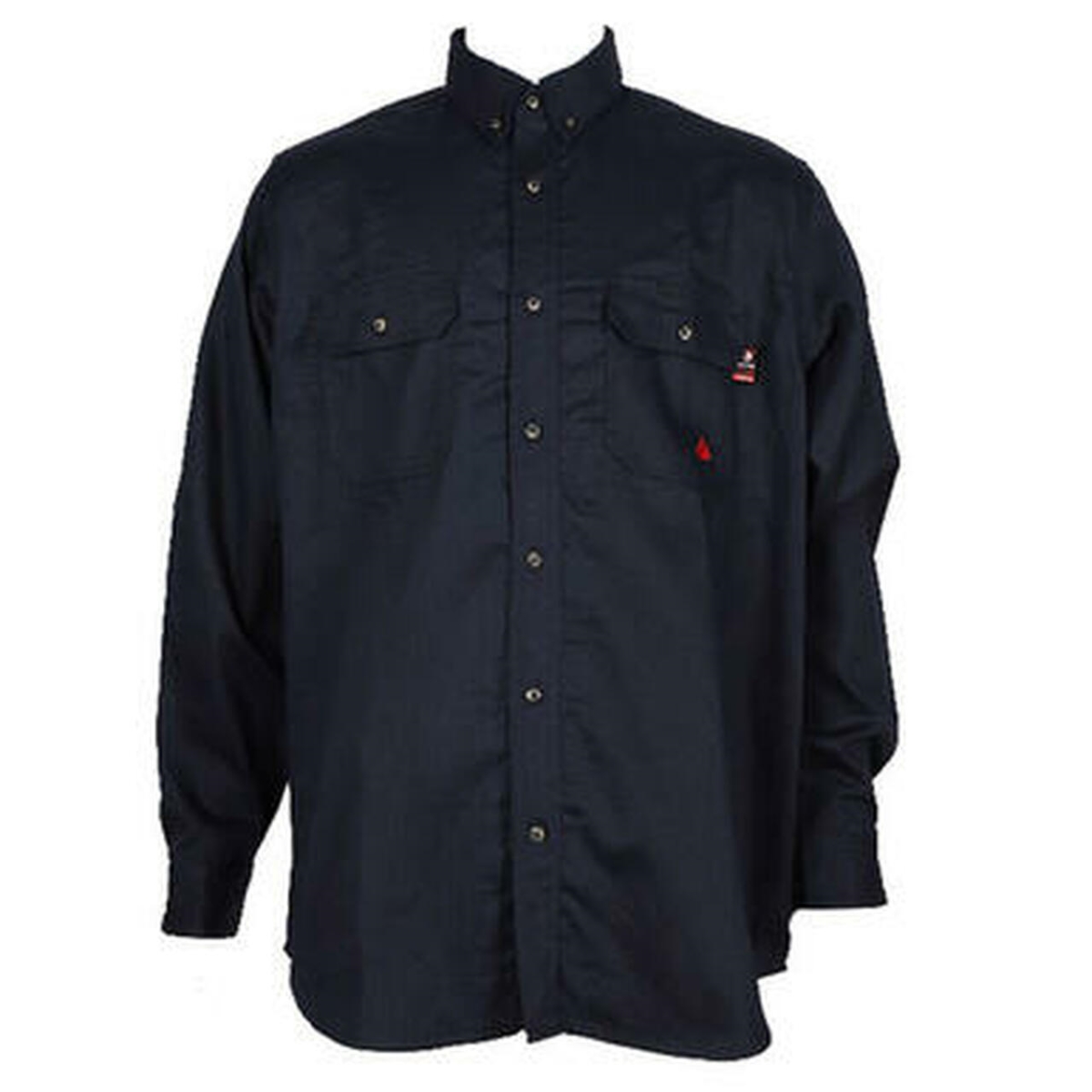 Mens Navy FR 2 Pocket Shirt, 2XL