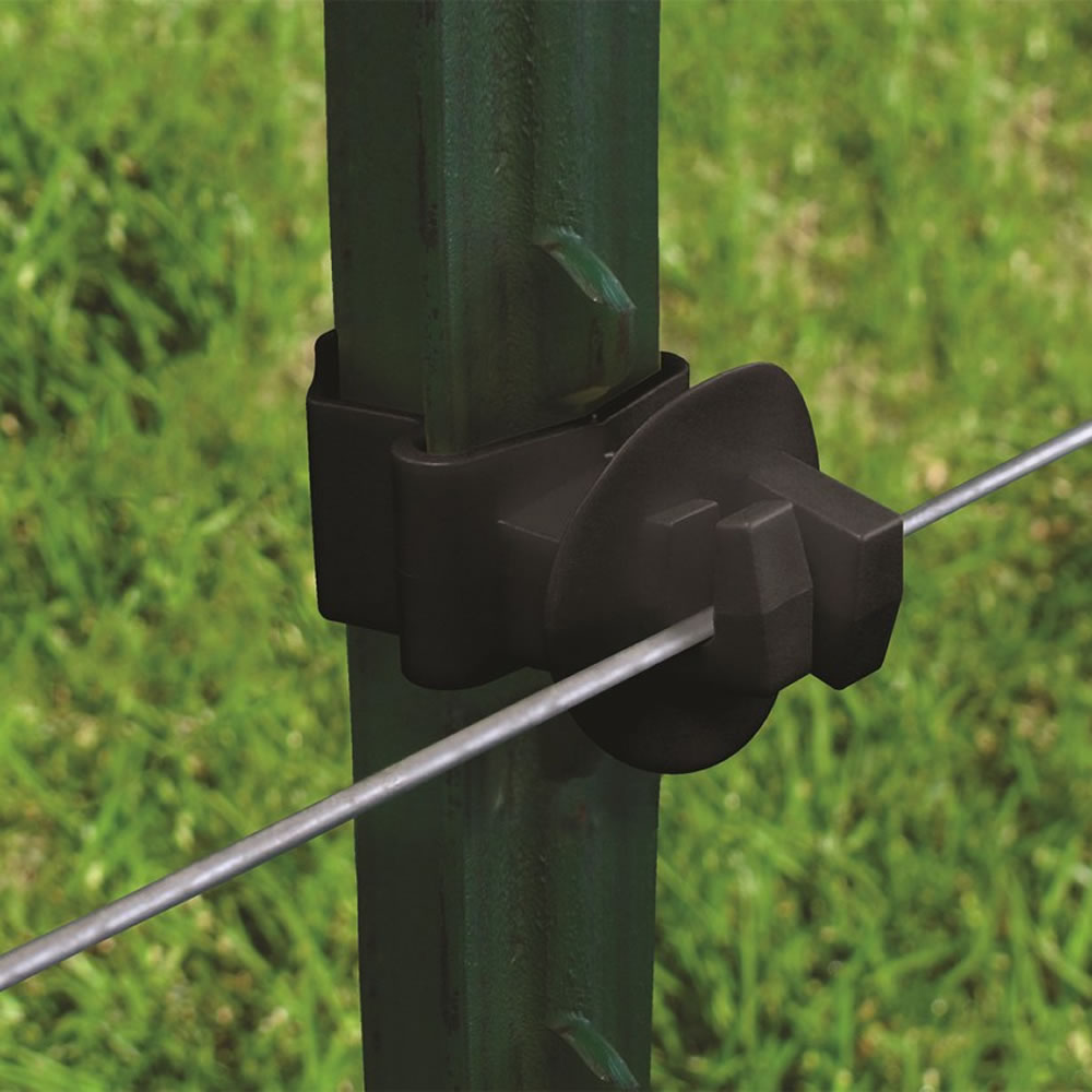 820015 T-Post Claw Insulator - Black