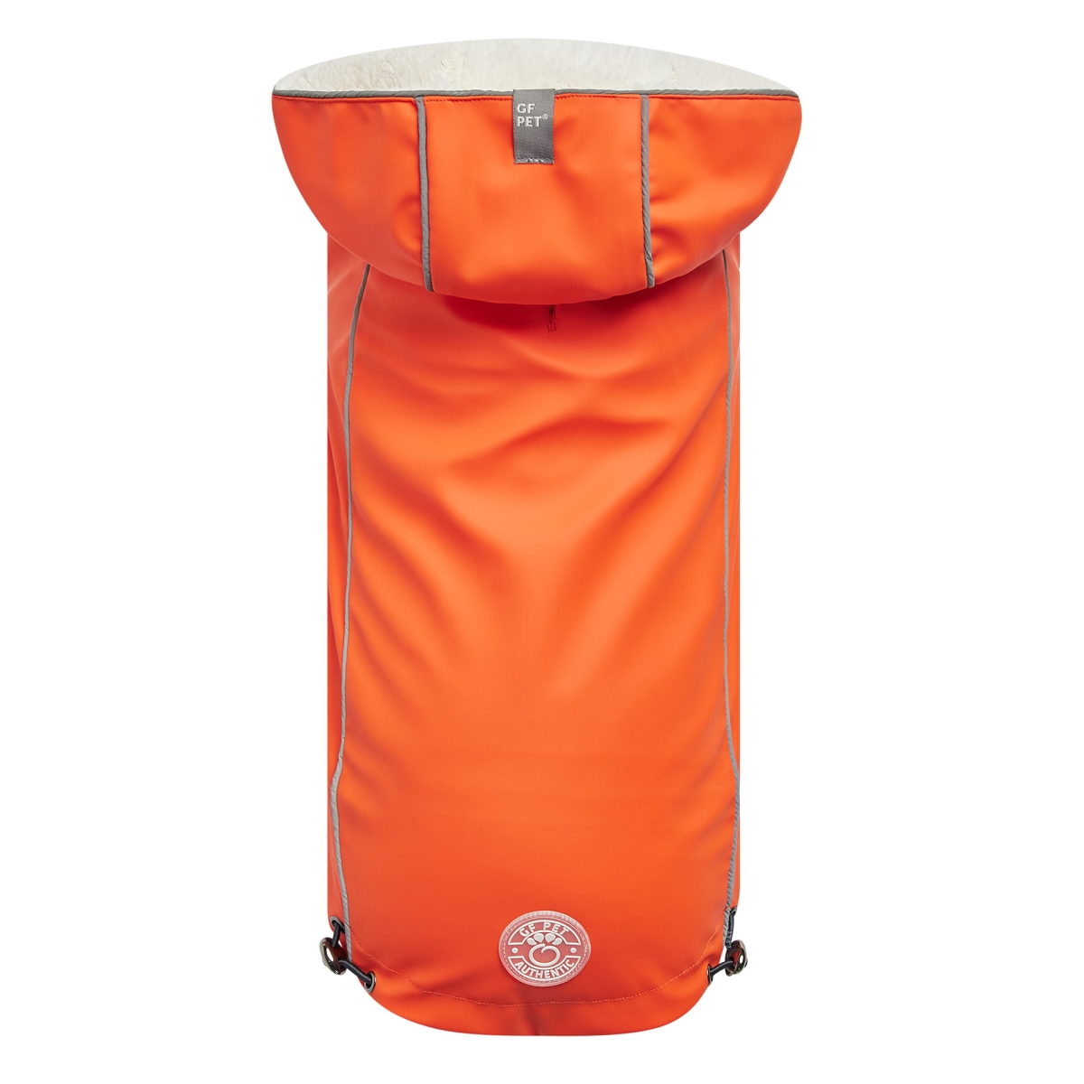 Picture of GF Pet GJ472F2-OR-XS Insulated Raincoat&#44; Orange - Extra Small