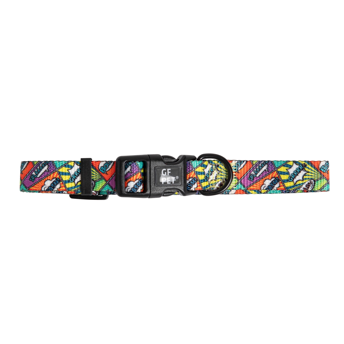 Picture of GF Pet GL432S1-CB-XS Printed Collar&#44; Comic Book - Extra Small