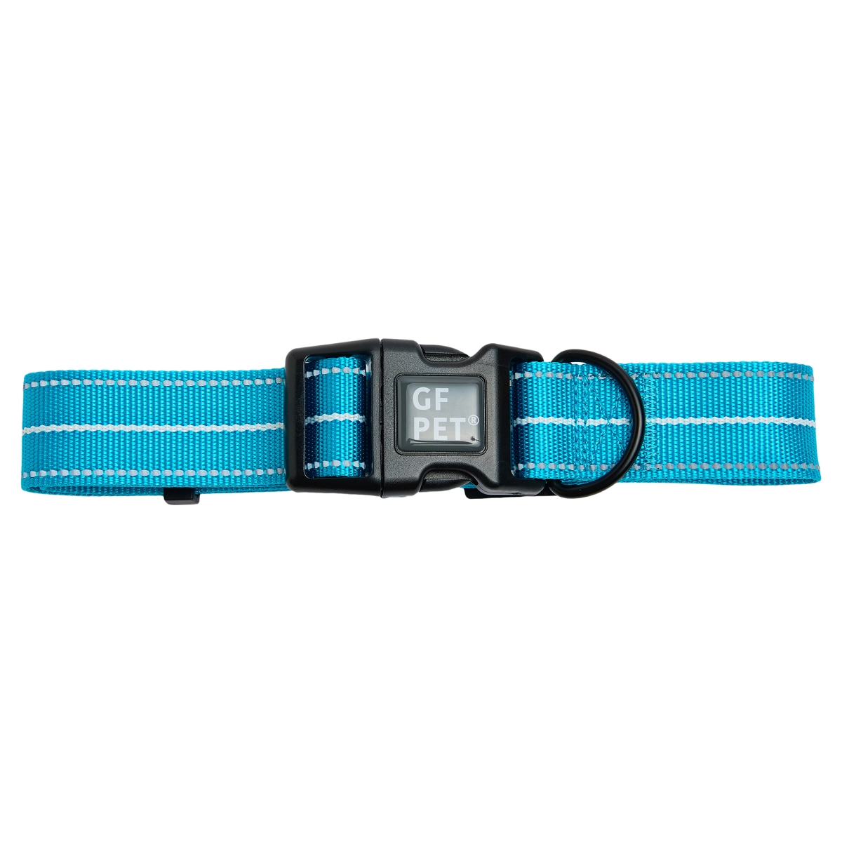 Picture of GF Pet GL434S1-NB-XS Reflective Collar&#44; Neon Blue - Extra Small