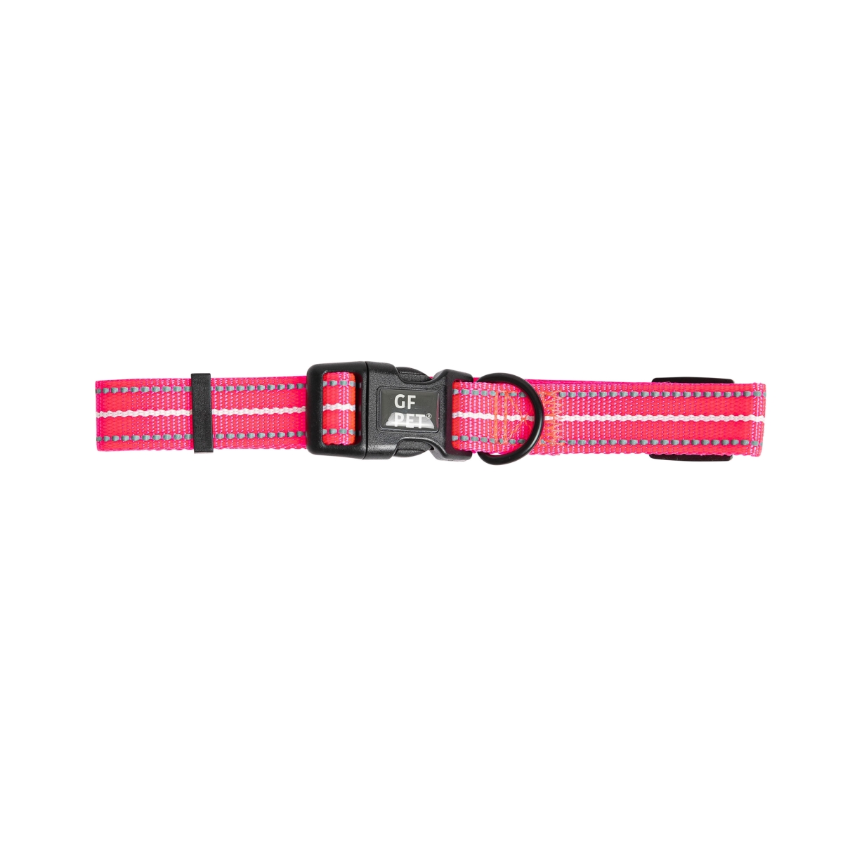 Picture of GF Pet GL434S1-NP-XS Reflective Collar&#44; Neon Pink - Extra Small