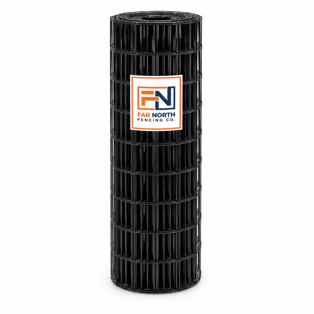 W14725024B Black Vinyl Coated 14GA 6ft x 50ft 2' x 4' Mesh