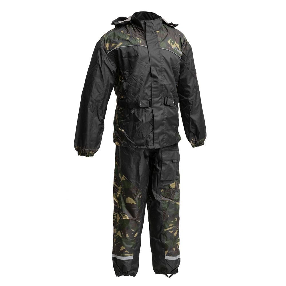 Picture of First Manufacturing ATM-3007-5X-4X-WCAM Ripstop Breathable Rain Suit for Men, Camo - 4X