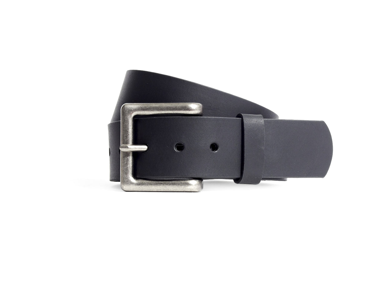 Picture of First Manufacturing FIMB16001-40-BLK 1.75 in. Mens Motorcycle Leather Belt&#44; Black - Size 40