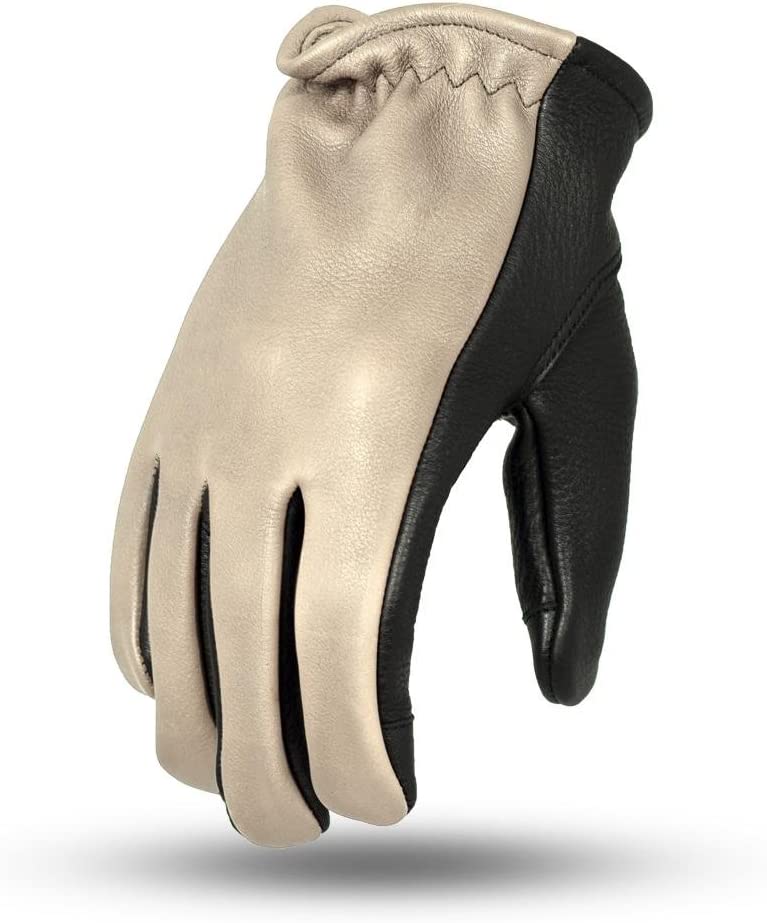 Picture of First Manufacturing FI217OSB-L-OSB 2-Toned Roper Gloves&#44; Oil Sand & Black - Large