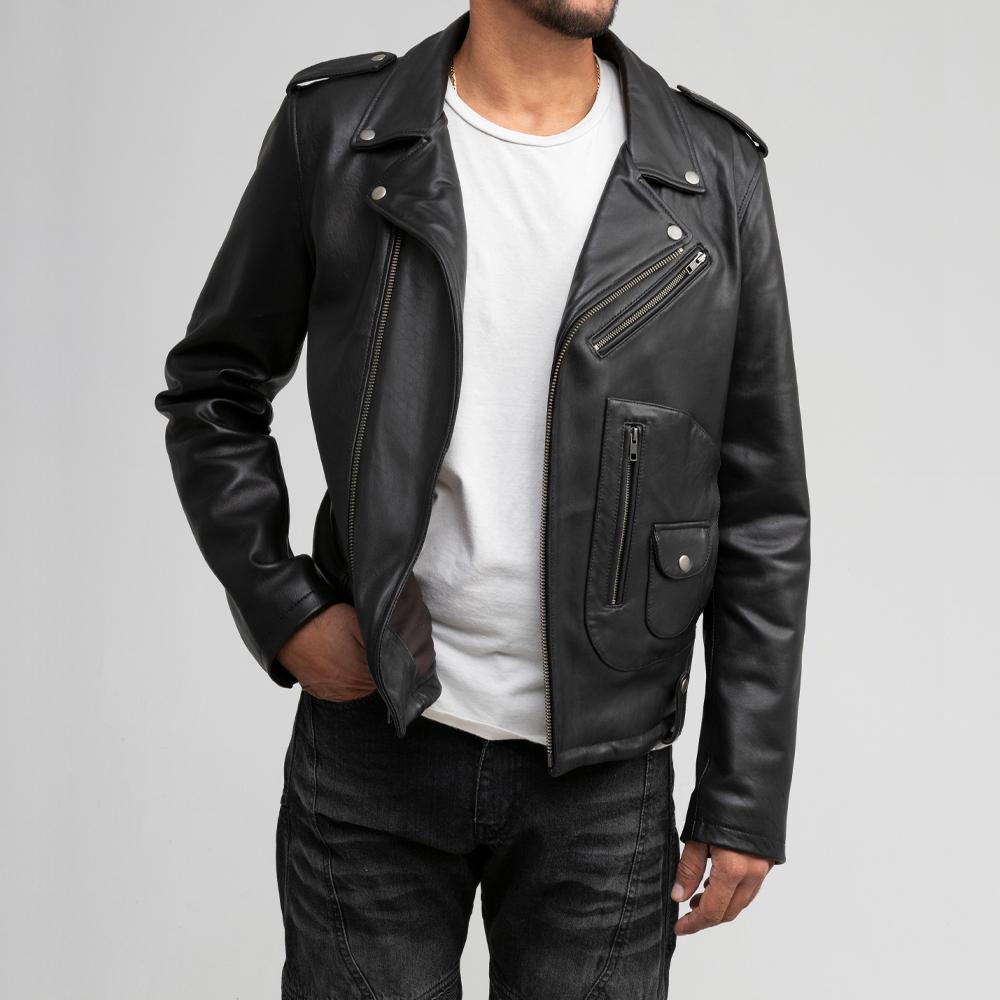 WBM2803NZ-XL-BLK Anthony Fashion Leather Jacket for Men, Black - Extra Large -  First Manufacturing, WBM2803NZ_XL_BLK