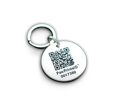 Picture of PawPrintsID ppid-tag QR Smart GPS Pet Collar Rescue & Recovery Dog Tag