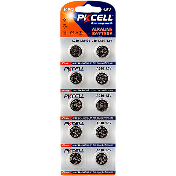1.5V Alkaline Battery, Pack of 10