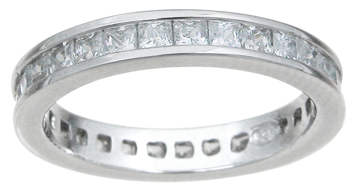 Picture of Sterling Couture r6741 925 Sterling Silver Eternity Stackable Ring - Size 5