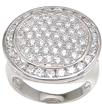 Picture of Sterling Couture r6760 925 Sterling Silver Fashion Ring - Size 5