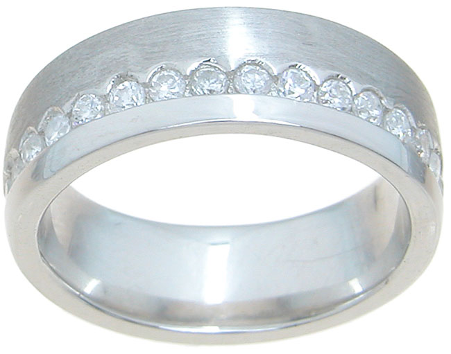 rb6844 6.5 mm 925 Sterling Silver Wedding Band Ring  Venetian Finish - Size 5