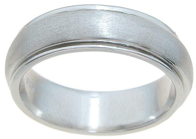 ru6876 925 Sterling Silver Unisex Wedding Band Ring  Venetian Finish - Size 5