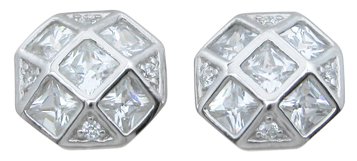 10 mm Sterling Silver Stud Earrings