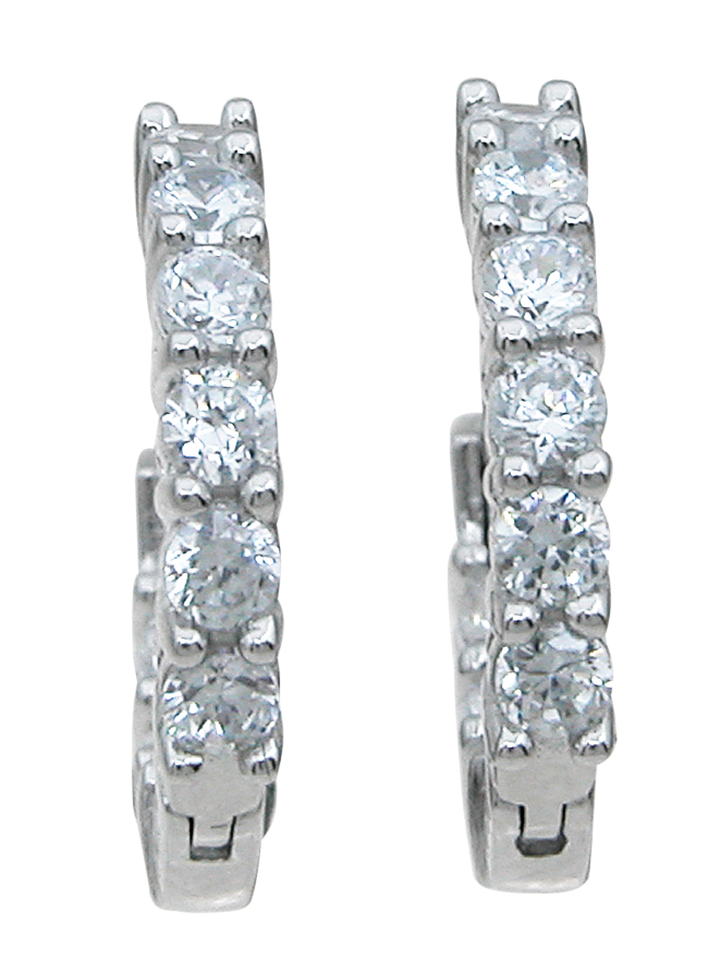 Picture of Sterling Couture e6979 Sterling Silver Fashion Earrings