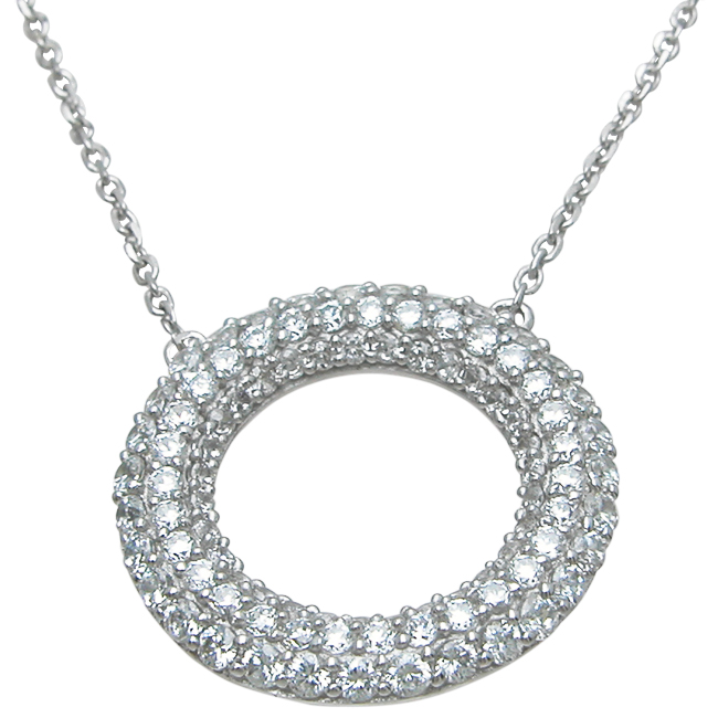 Picture of Sterling Couture n6955 Sterling Silver Necklace