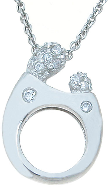 925 Sterling Silver Mother & Child Pendant