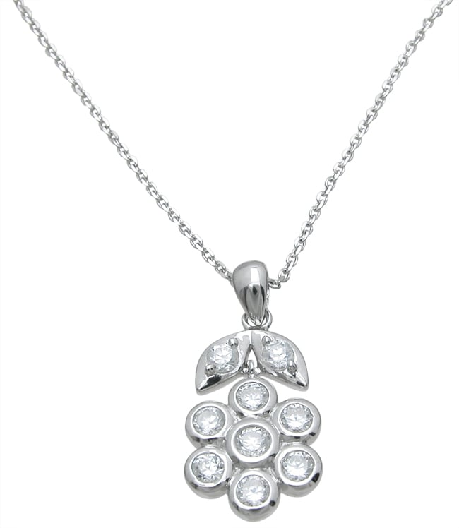 925 Sterling Silver Flower Pendant