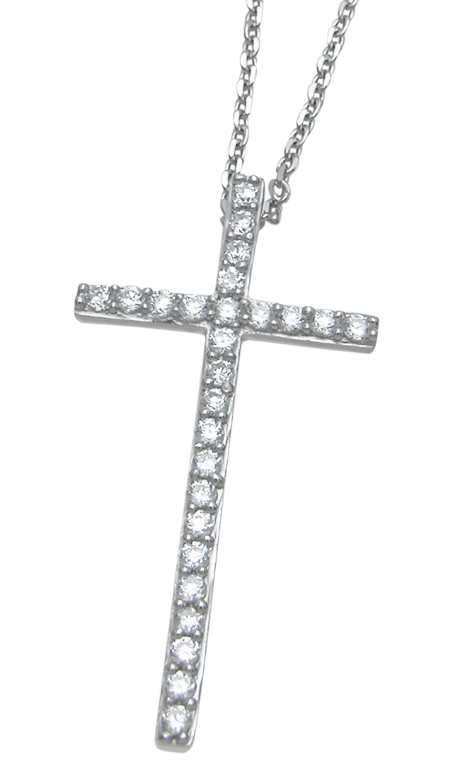31 x 16 mm Sterling Silver Cross Pendant