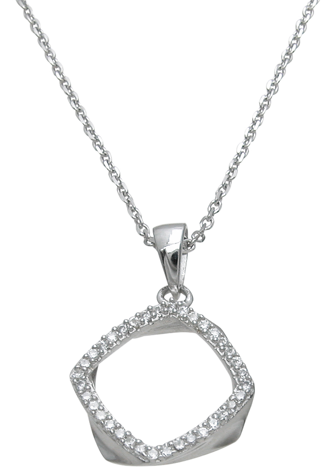 21 & 16 mm Sterling Silver Pendant
