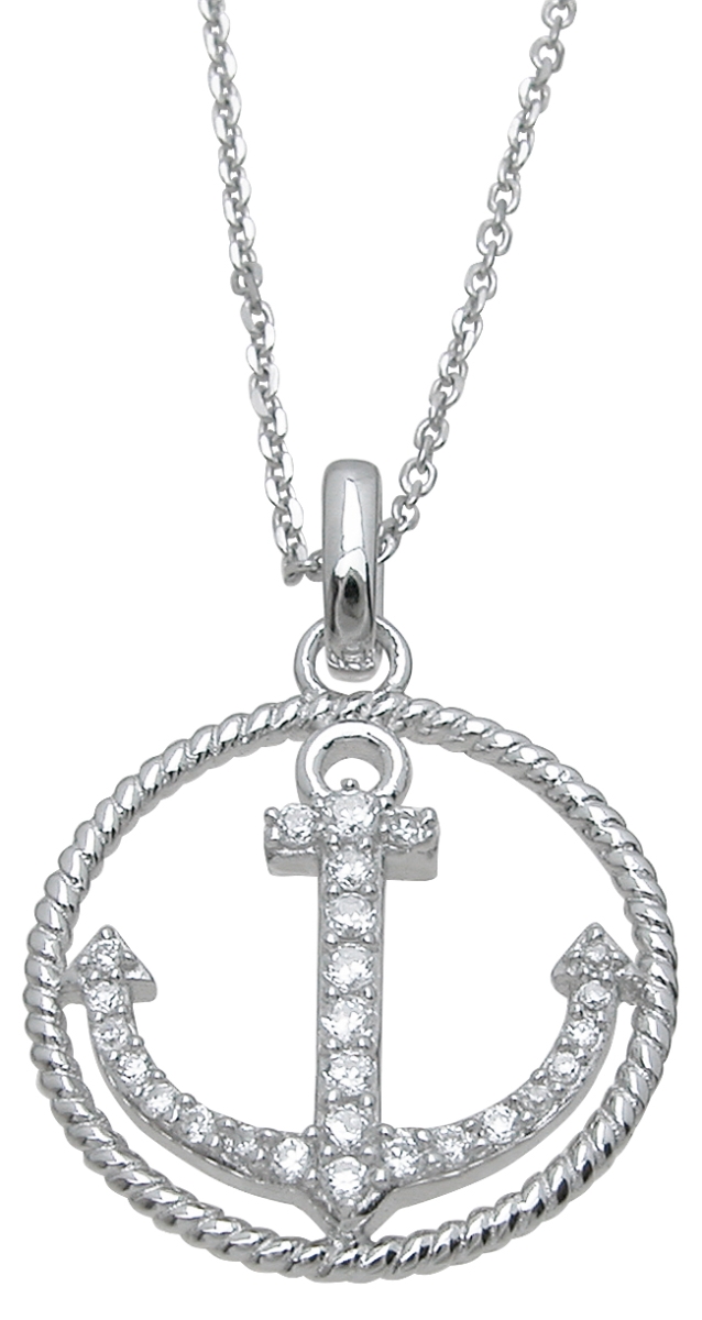 Sterling Silver Anchor Pendant