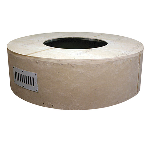45 in. Round Unfinished Enclosure for 25 in. Round Fire Pit Burner