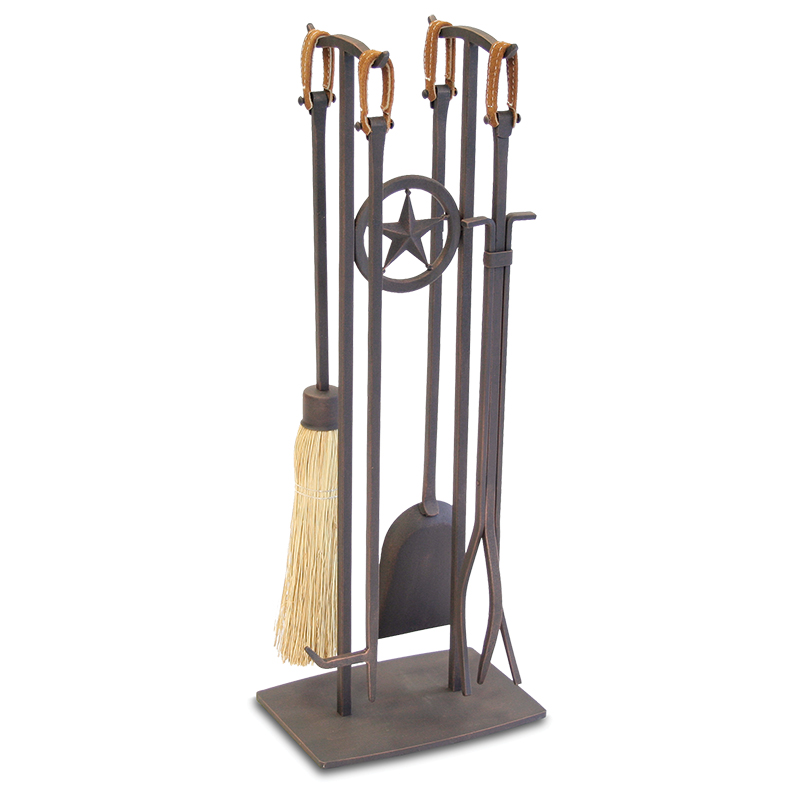 Western Star Tool Set - Bronze with Leather Accents - 5 Piece