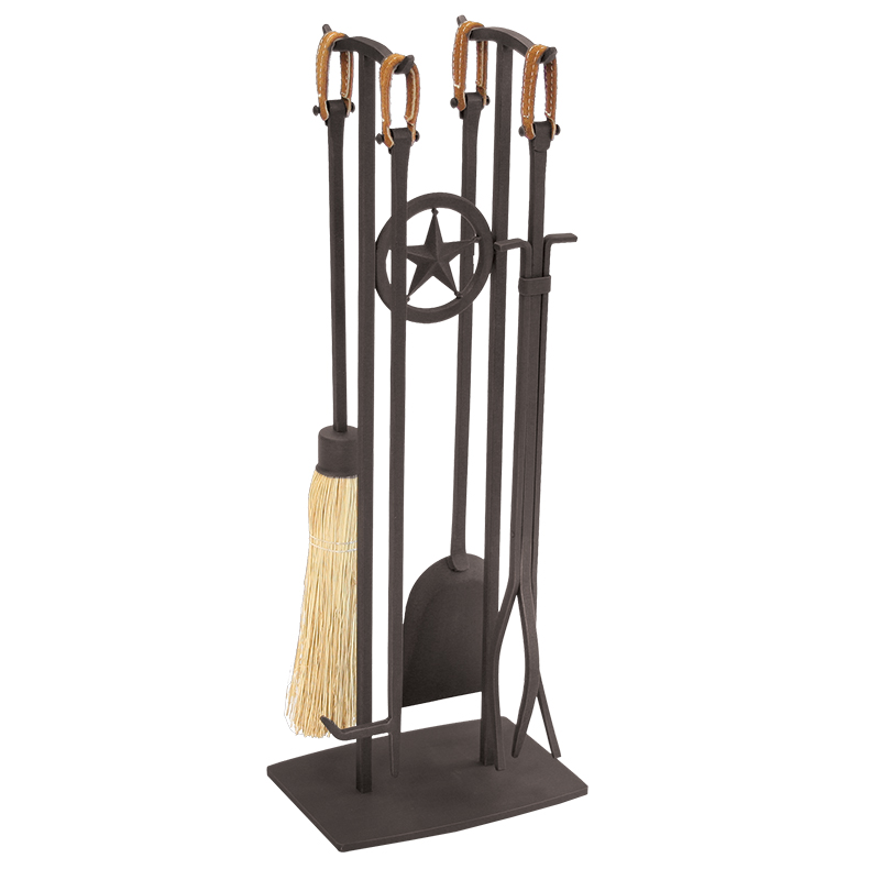 Western Star Tool Set - Black with Leather Accents - 5 Piece