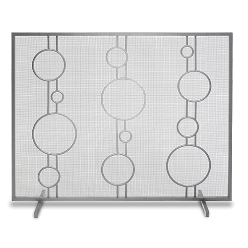 Luna Single Panel Screen - Polished Stainless Steel