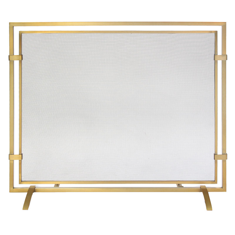 Single Panel Sinclair Screen - Burnished Brass