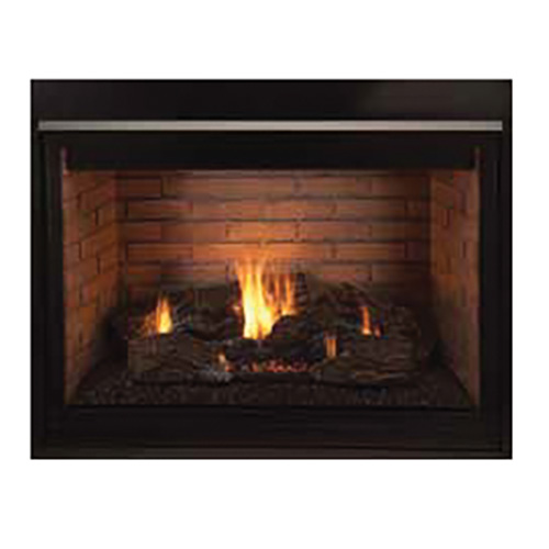 33 in. DRT 2000 Merit Series Clean Face Circulating Direct Vent, Electronic Ignition - Black