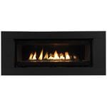 54 in. Surround Fireplaces - Black