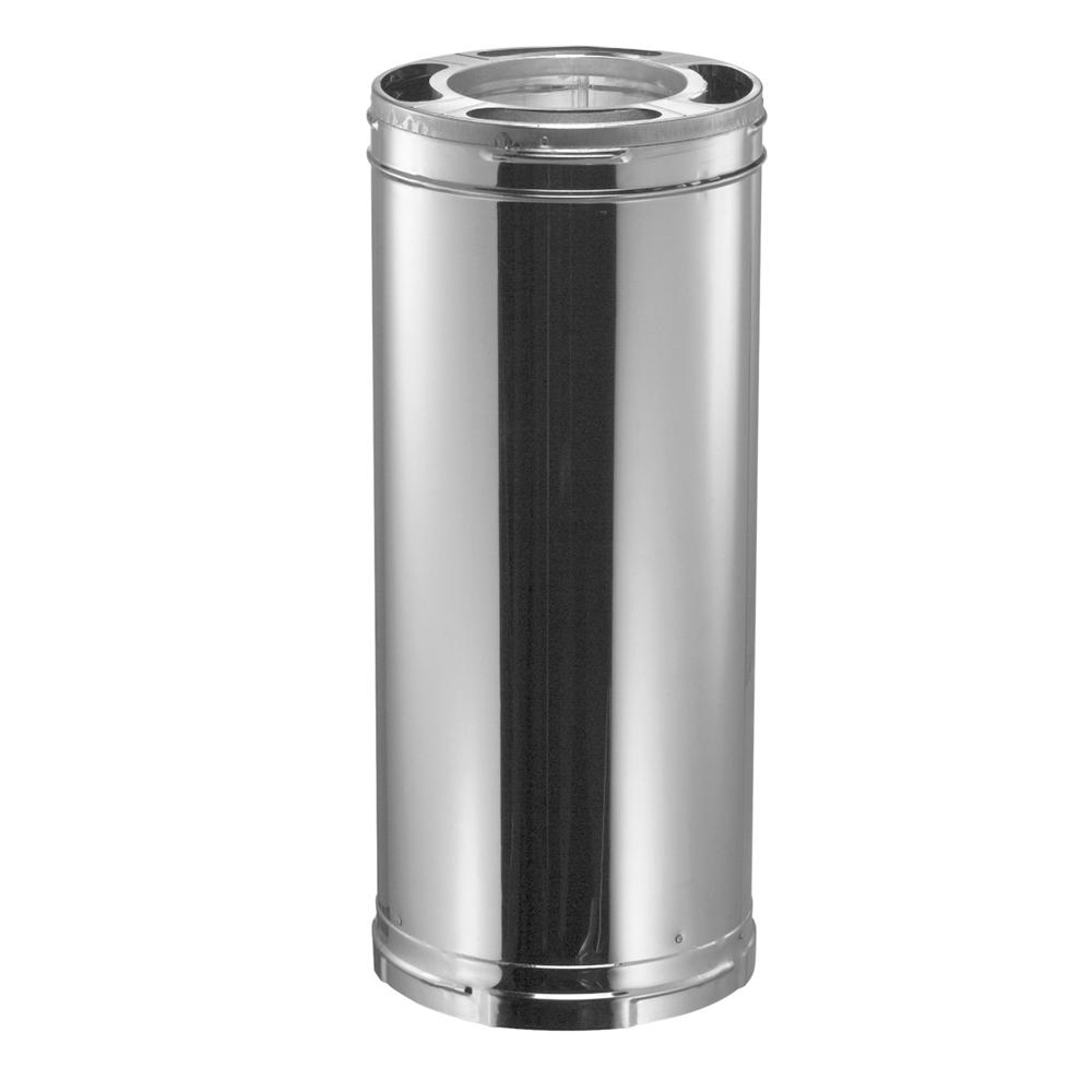 M & G Duravent 6DP-24 6 Inch  x 24 Inch  Dura-Vent Dura/plus  Length  Inner Liner 430-alloy Stainless  Galvanized Outer Wall