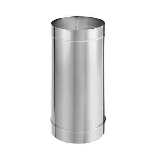 Stainless Steel Pipe, Black - 8 x 24 in.