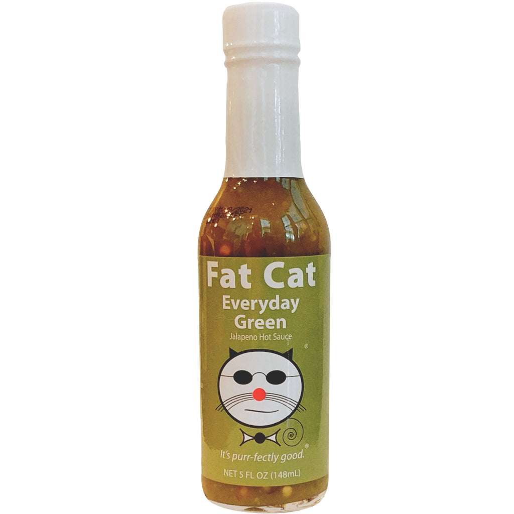 Picture of Fat Cat Gourmet Hot Sauces EV-GREEN Everyday Green Jalapeno Hot Sauce